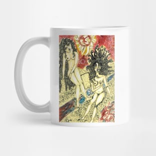 Ellas van al rio Mug